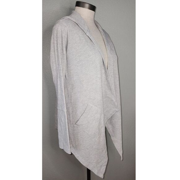 Retro-ology Women's Grey Hooded Cardigan Size M - Picture 5 of 7